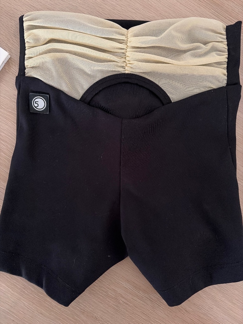 Five dancewear shorts youth large